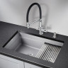 Кухонная мойка GRANULA KS-7304U, алюминиум 7304U ALYUMIHIYM